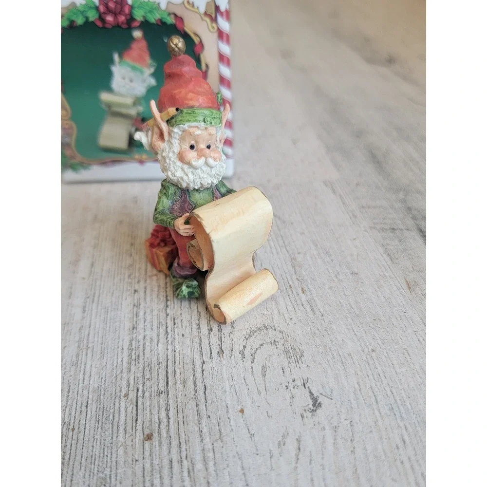 Enesco Shrimpkin North Pole Village vintage accessory Xmas elf Santa's helper